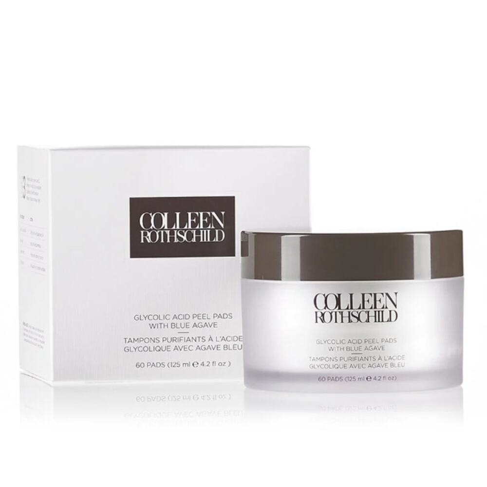 Colleen Rothschild Glycolic Acid Peel Pads with Blue Agave, New in Box